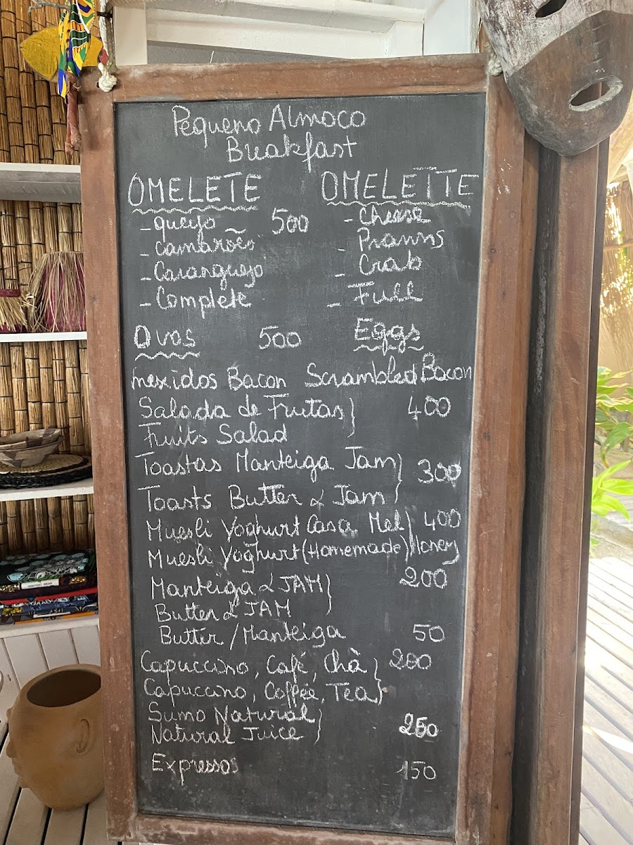 Menu Green Turtle Restaurant In Barra-1