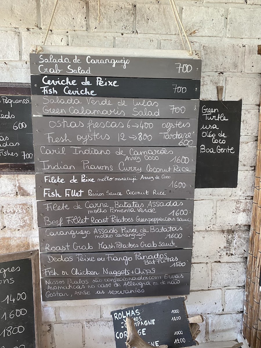 Menu Green Turtle Restaurant In Barra-2