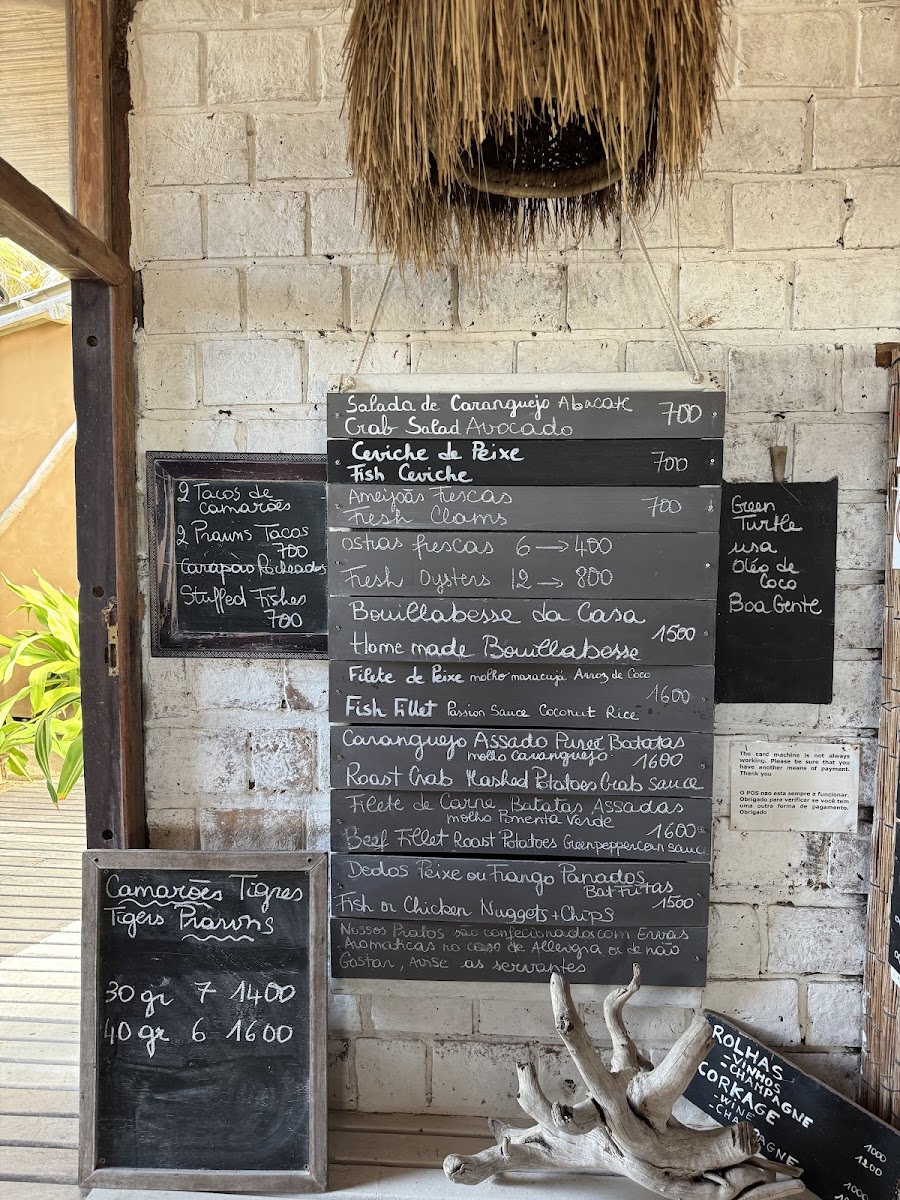 Menu Green Turtle Restaurant In Barra-3