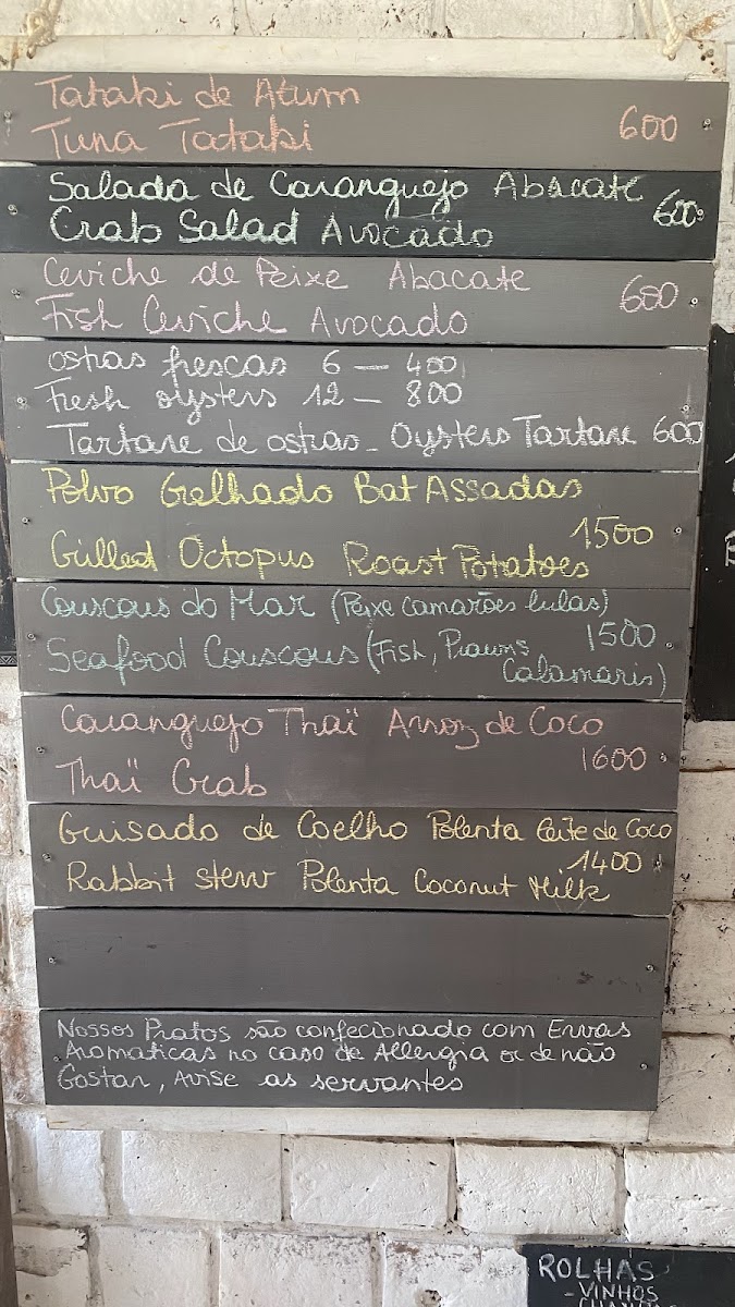 Menu Green Turtle Restaurant In Barra-4