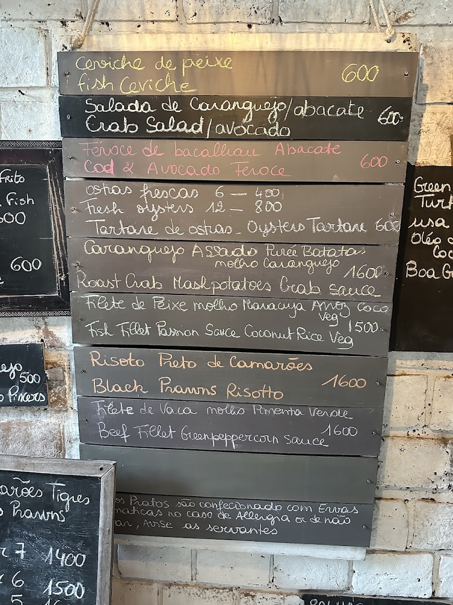 Menu Green Turtle Restaurant In Barra-7